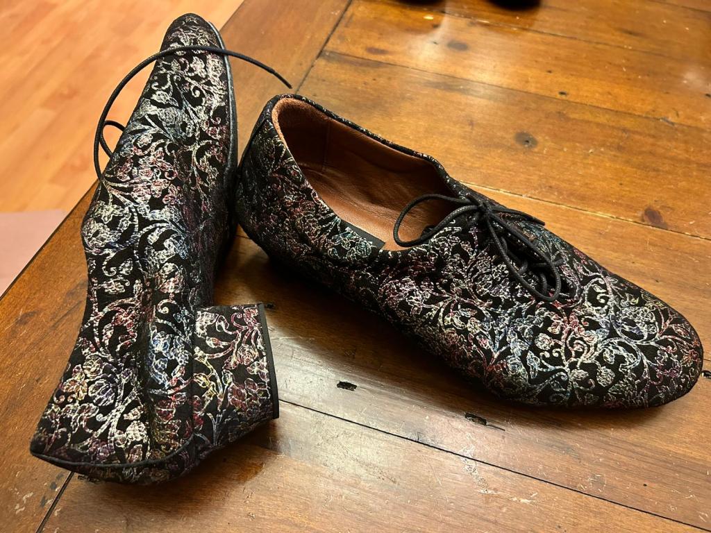 Pimoncita Practice Shoes - Low Heel with Leather Soft Sole (Available Size: 41)